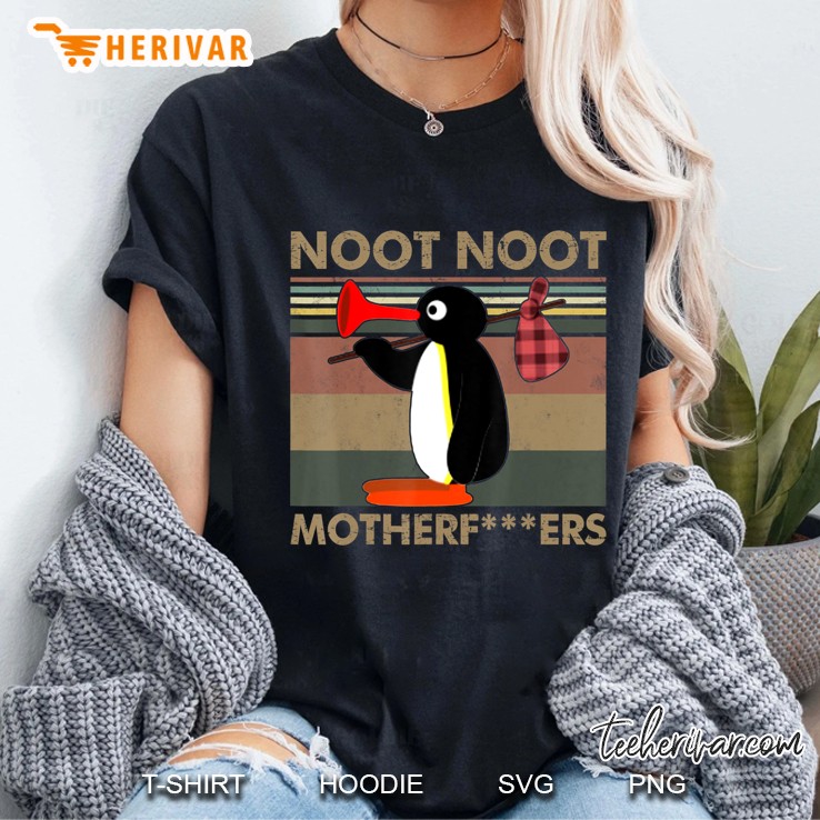 Noot Noot Mother Fuckers Funny Mother-Fuckers Retro Vintage Ladies Tee