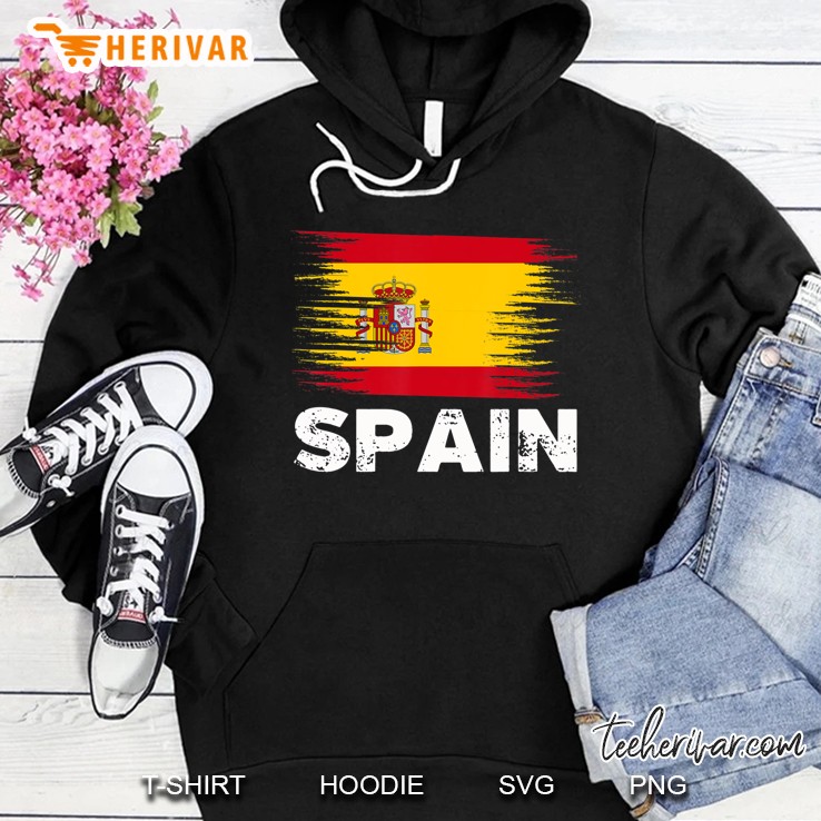 Spain - Spanish Flag Shirt Sports Soccer Football Gift Hoodie