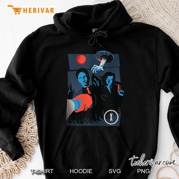 The X-Files Graphic Mulder And Scully Hoodie