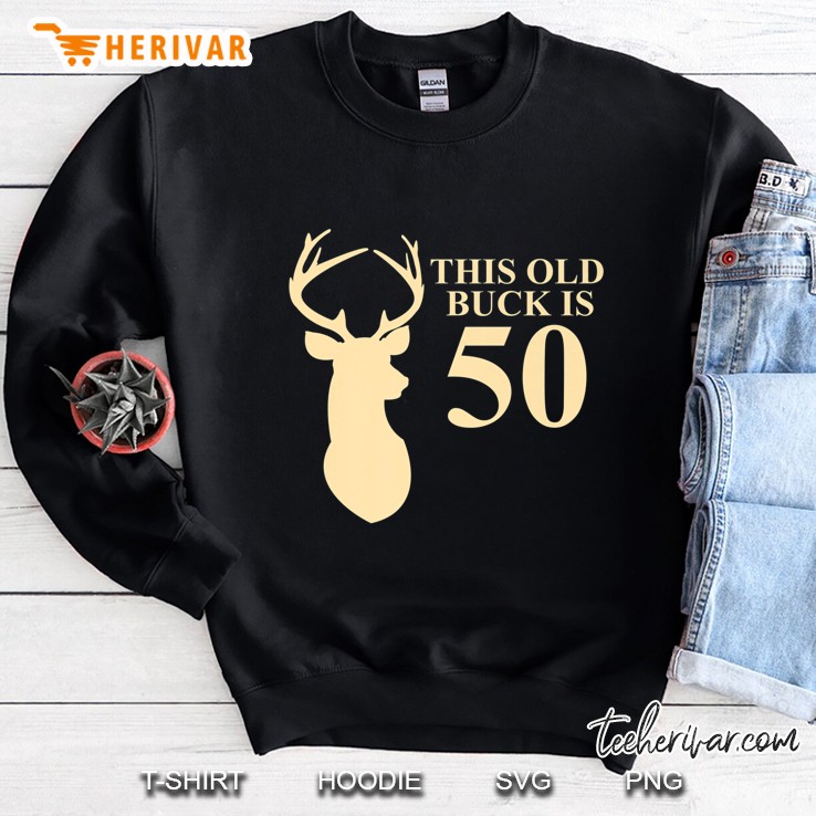 This Old Buck Is 50 Shirt 50 Year Old Animal Hunter Gift Mugs