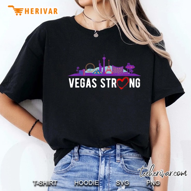 Vegas Strong Welcome To Las Vegas The Fabulous City Skyline Hoodie