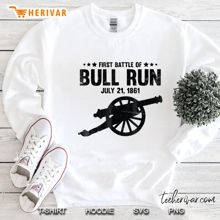 Bull Run Shirt Civil War Manassas Battlefield Sweatshirt