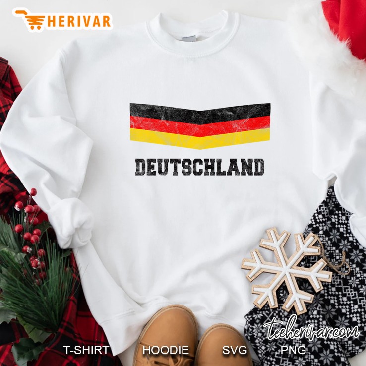 Germany Vintage German Flag Deutschland Logo Premium Sweatshirt