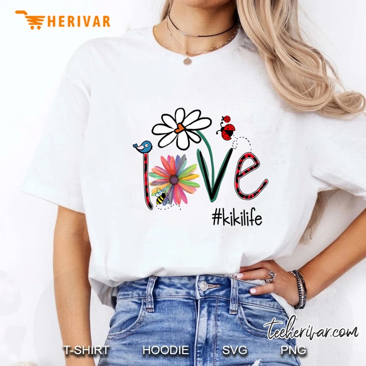 Love Kiki Life- Bee And Bugs-Grandma Tshirt Ladies Tee