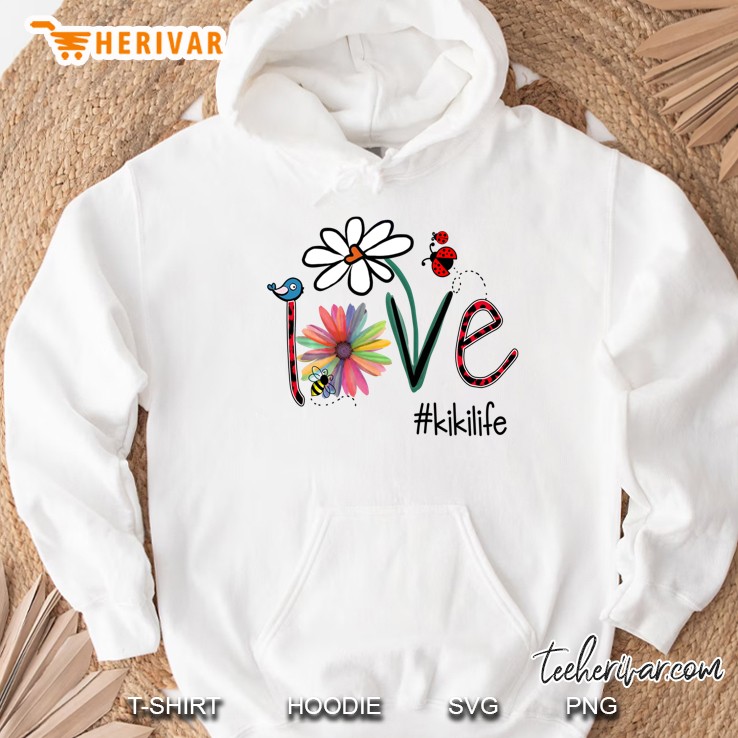 Love Kiki Life- Bee And Bugs-Grandma Tshirt Hoodie