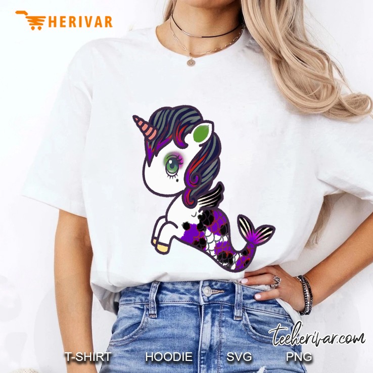Mermaid Unicorn Mermicorno Tee Ladies Tee