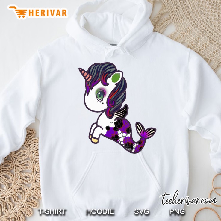 Mermaid Unicorn Mermicorno Tee Hoodie