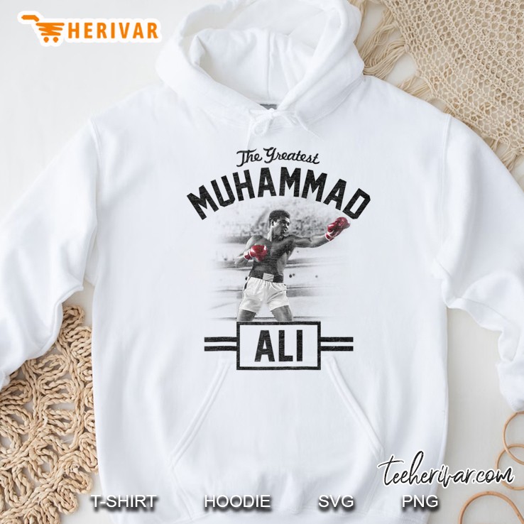 Muhammad Ali Standing Tal Raglan Baseball Tee Mugs