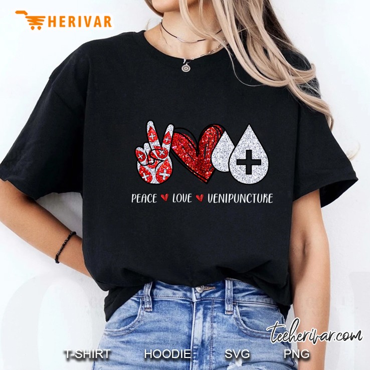 Peace Love Venipuncture Ladies Tee