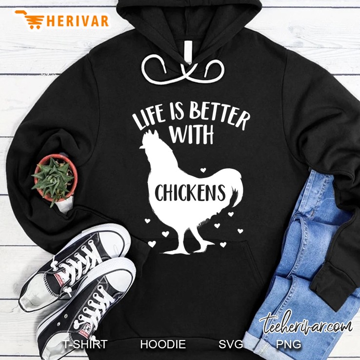 Chicken Lover Gift 'Life Is Better With Chickens' Chicken Mugs