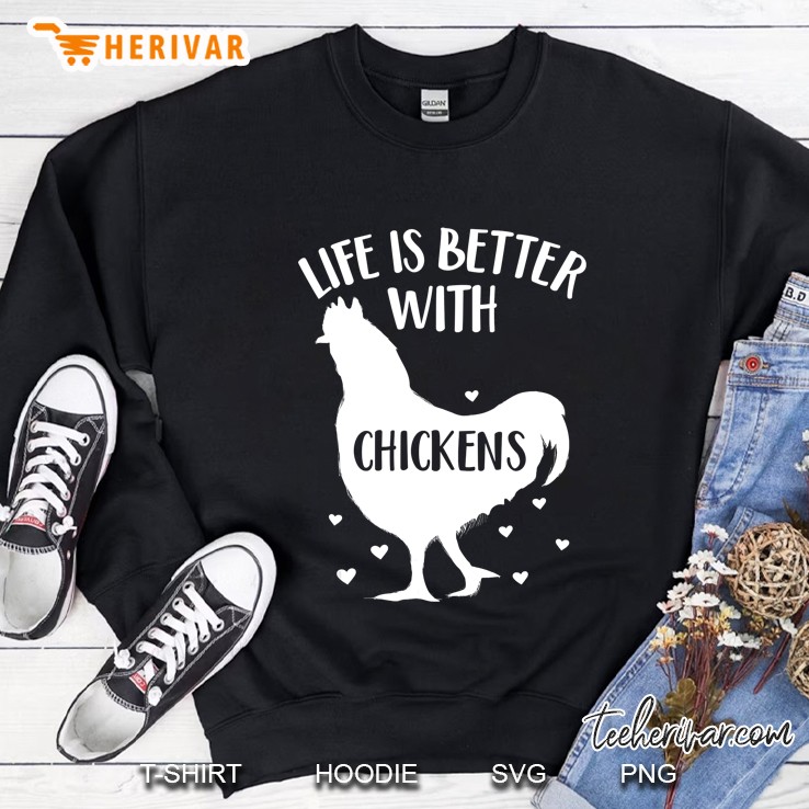 Chicken Lover Gift 'Life Is Better With Chickens' Chicken Mugs