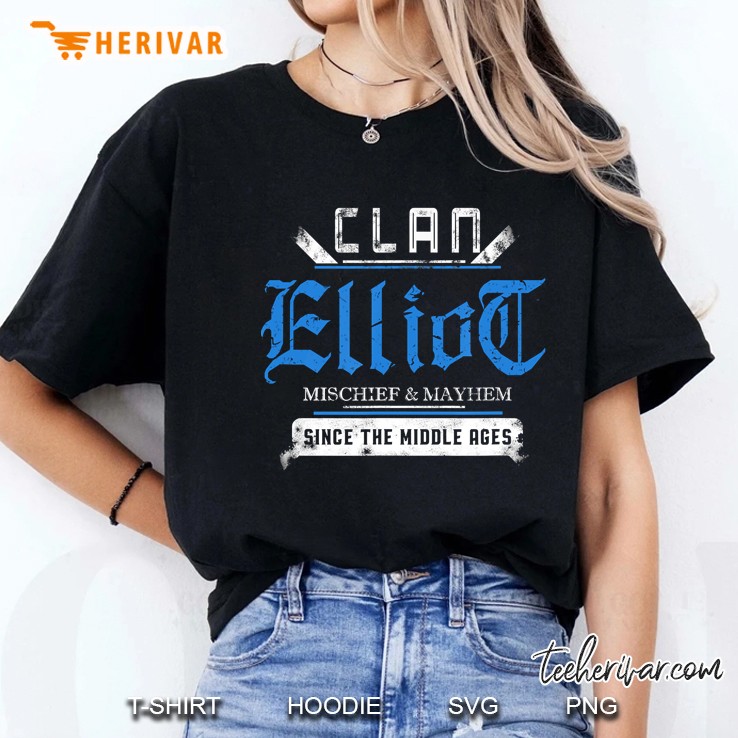 Clan Elliot - Mischief And Mayhem Since The Middle Ages Ladies Tee