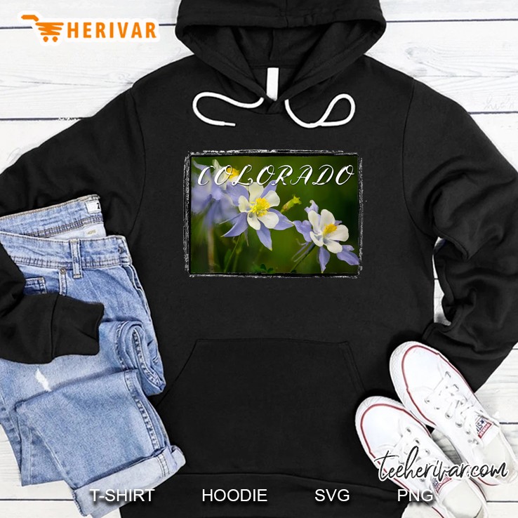 Colorado Columbine Scenic Hoodie