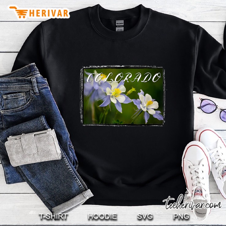 Colorado Columbine Scenic Sweatshirt