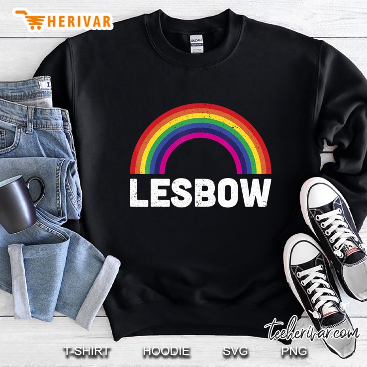 Lgbt Lesbow Rainbow Lesbian Pride Love Gift Sweatshirt