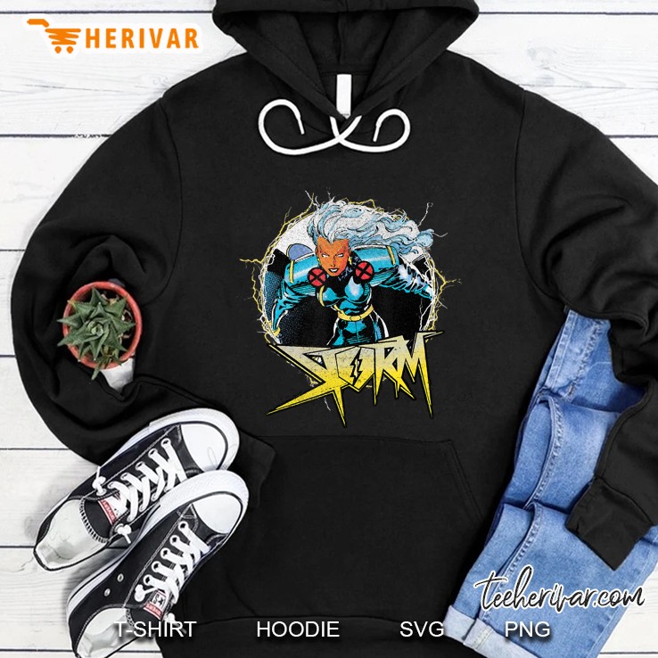 Marvel X-Men Storm Circle Portrait Logo Hoodie