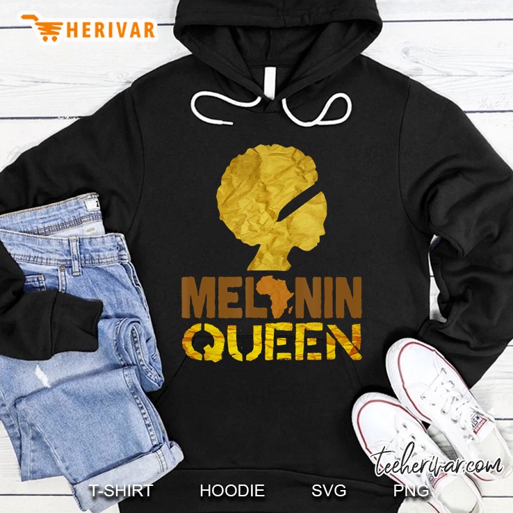 Melanin Queen Black Pride Afro Educated Girl Graphic Tees Mugs