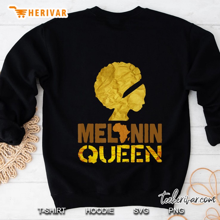 Melanin Queen Black Pride Afro Educated Girl Graphic Tees Mugs