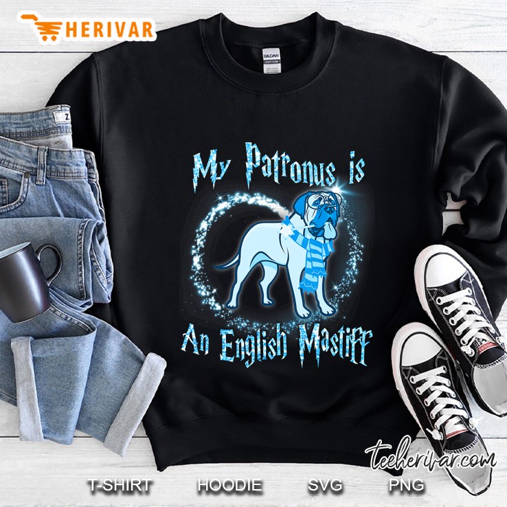My Patronus Is An English Mastiff Dog Lovers Sweatshirt