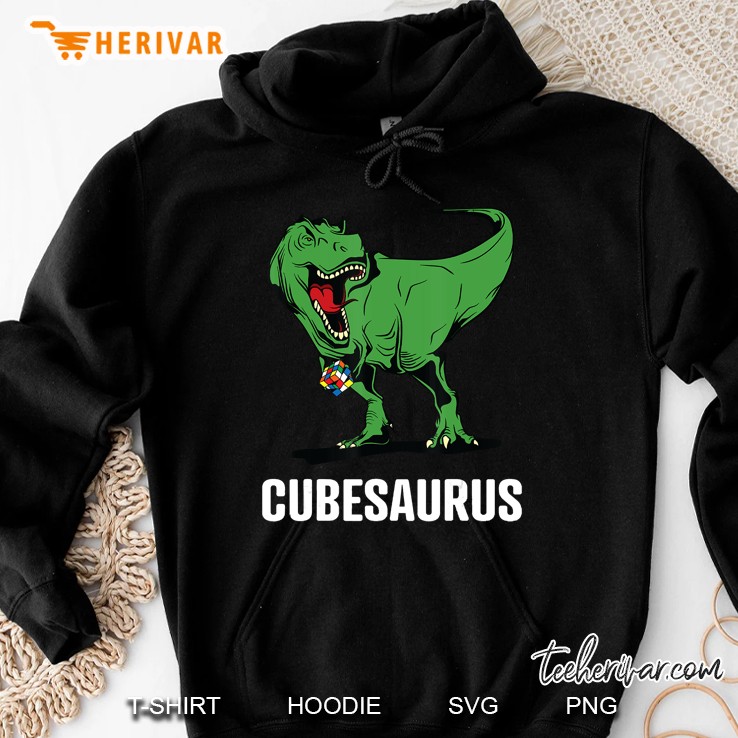 Speed Cubing Puzzle Cube Dinosaur T-Rex Cubesaurus Hoodie