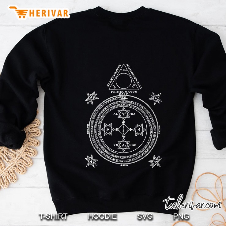 The Magical Circle Of King Solomon Sigil Sweatshirt