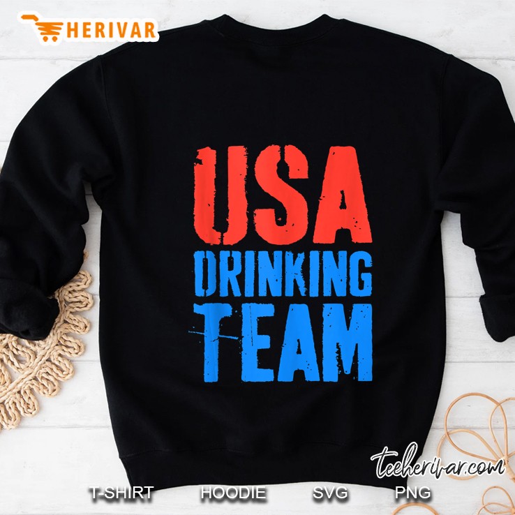 Usa Drinking Team 4Th Of July Gift Sweatshirt