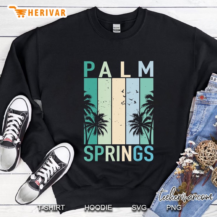 Vintage Palm Springs California Ca Vacation Sweatshirt