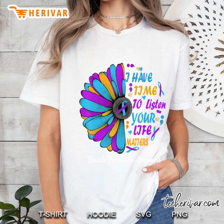 Suicide Prevention Awareness Gift Your Matter Mental Health Ladies Tee