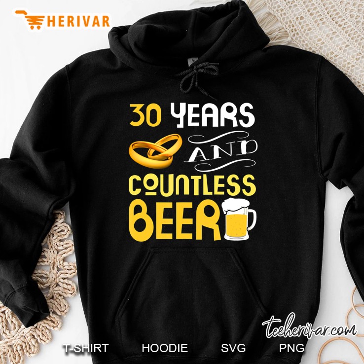 30 Years Wedding Anniversary Gif Countless Beer Lover Mugs