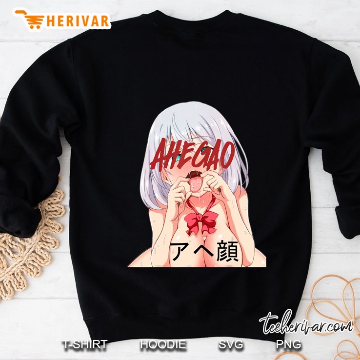 Ahegao Waifu Material Tee Anime Hentai Manga Comics Cosplay Mugs