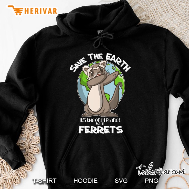 Dabbing Ferret Earth Day Shirt For Kids, Women, & Men Gift Mugs