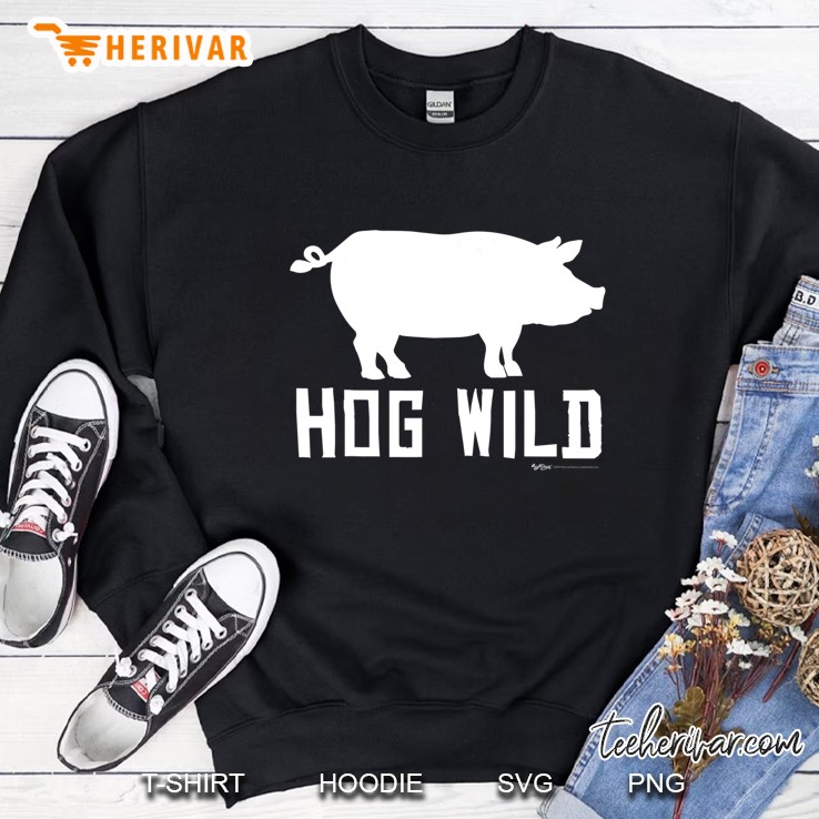 Hog Wild Funny Pig Drawing Farmer Gifts Mugs