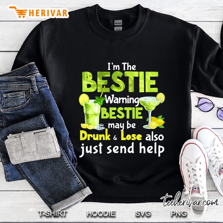 If Lost Or Drunk Please Return To Bestie Margarita Shirt Fun Pullover Sweatshirt