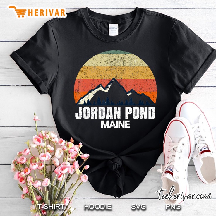 Jordan Pond Maine Arcadia Park Island Vacation Group Gift Shirt