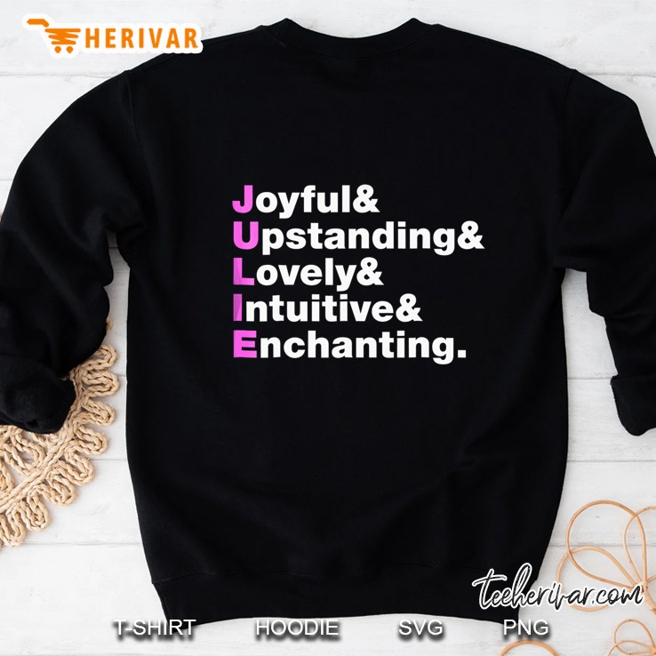 Julie Name Gift - Personalized Julie Sweatshirt