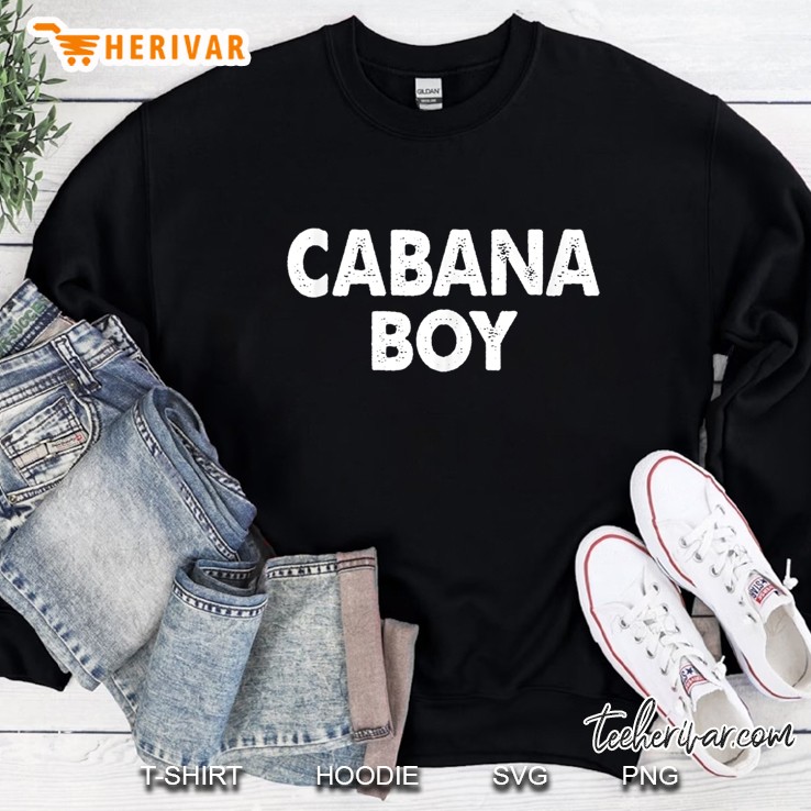 Mens Cabana Boy Pool & Beach Wear Tank Top Sweatshirt
