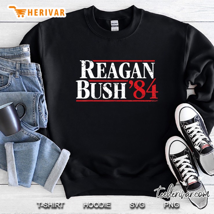 Reagan Bush 84 Campaign Ronald Reagan For President 1984 Sweatshirt