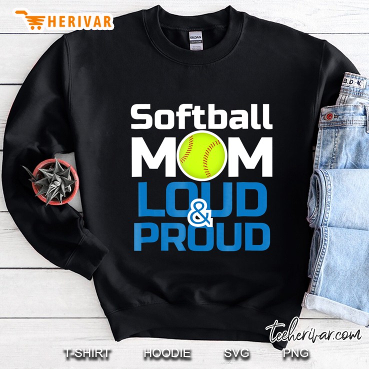 Softball Mom Loud And Proud Novelty Gifts Mugs