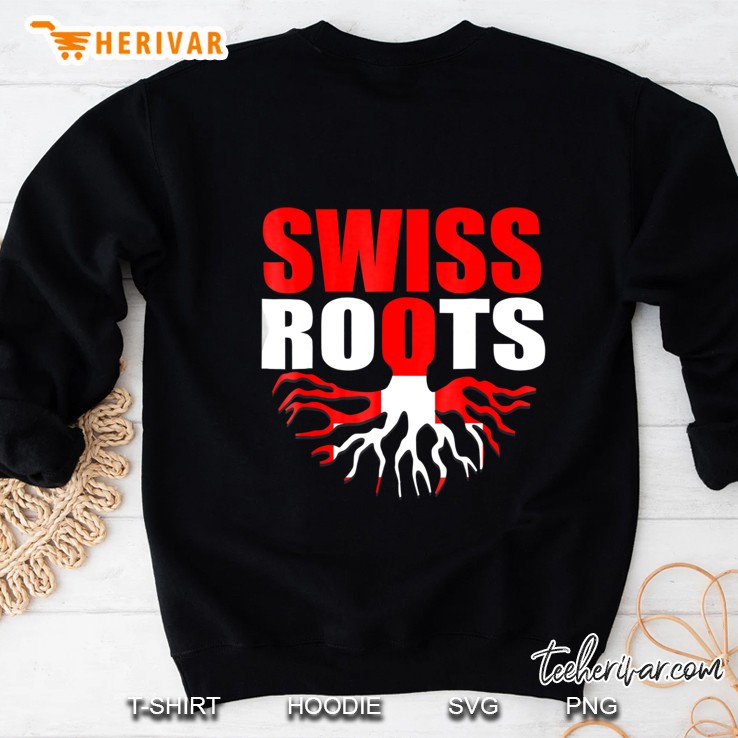 Storecastle Swiss Roots Switzerland Gift Pride Flag Sweatshirt