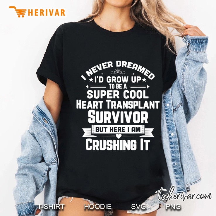 Super Cool Heart Transplant Survivor Gif Ladies Tee
