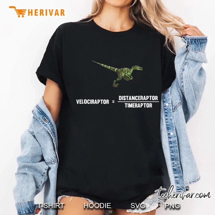 Velociraptor Distanceraptor Timeraptor Ladies Tee