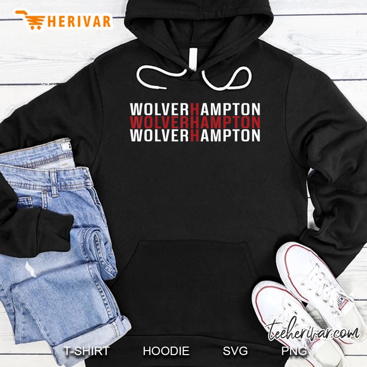 Wolverhampton S For Men Women Slick Font England Flag Hoodie