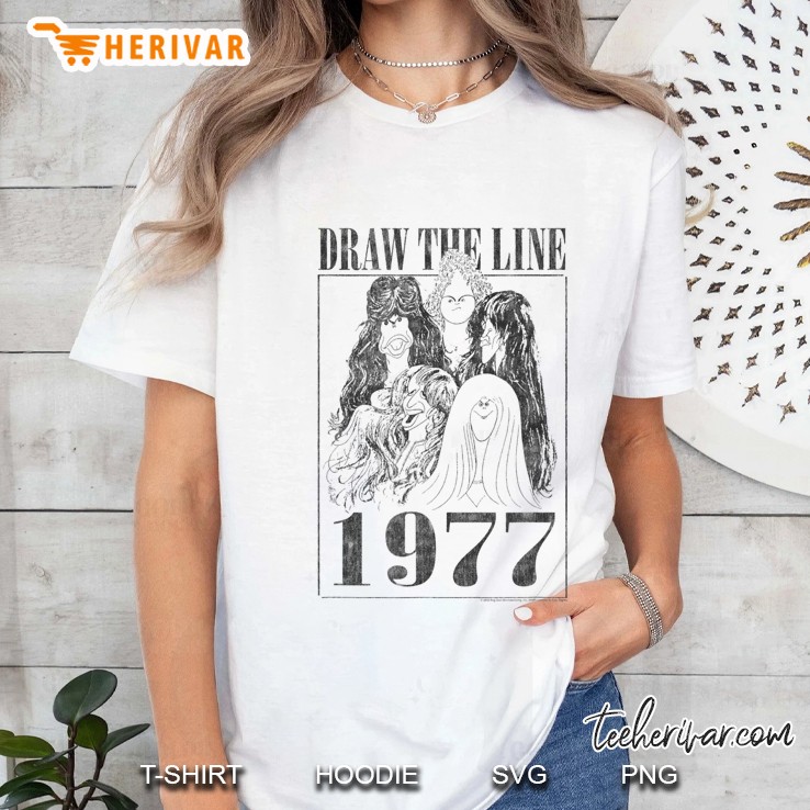 Aerosmith - Draw The Line 1977 Ladies Tee