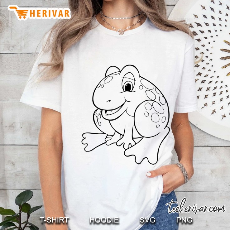 Frog Kids Froggie Coloring Book Tee Hoodie