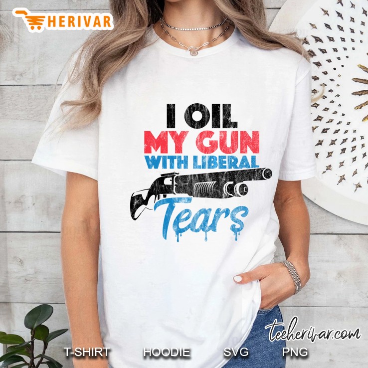 Funny Gun Frontback Women & Men Oil Gun Liberal Ladies Tee