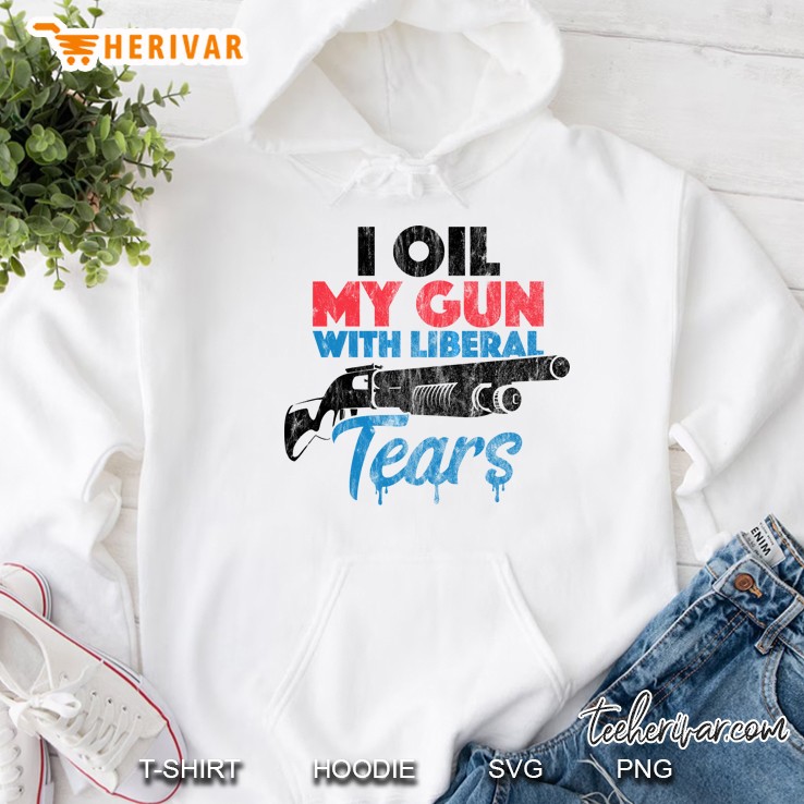 Funny Gun Frontback Women & Men Oil Gun Liberal Hoodie