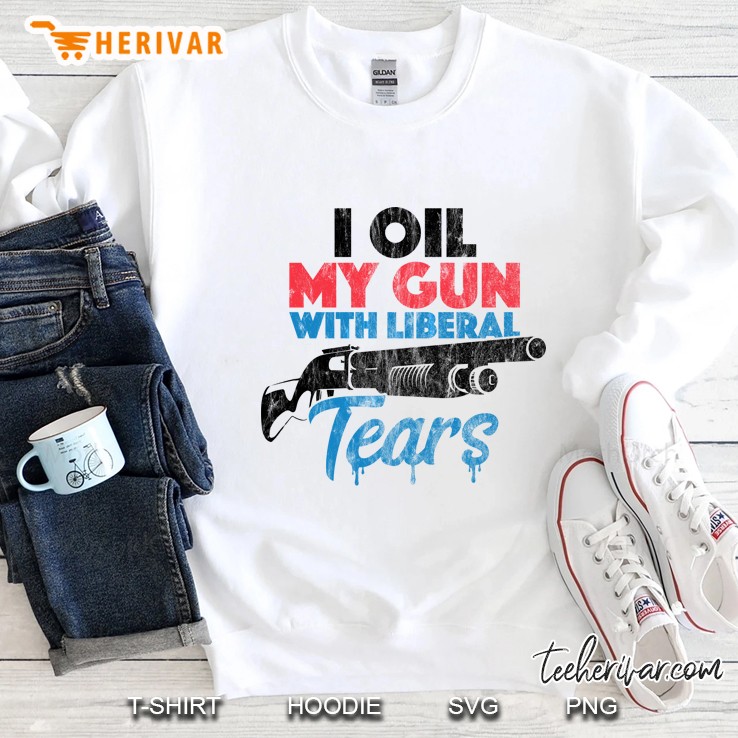 Funny Gun Frontback Women & Men Oil Gun Liberal Sweatshirt