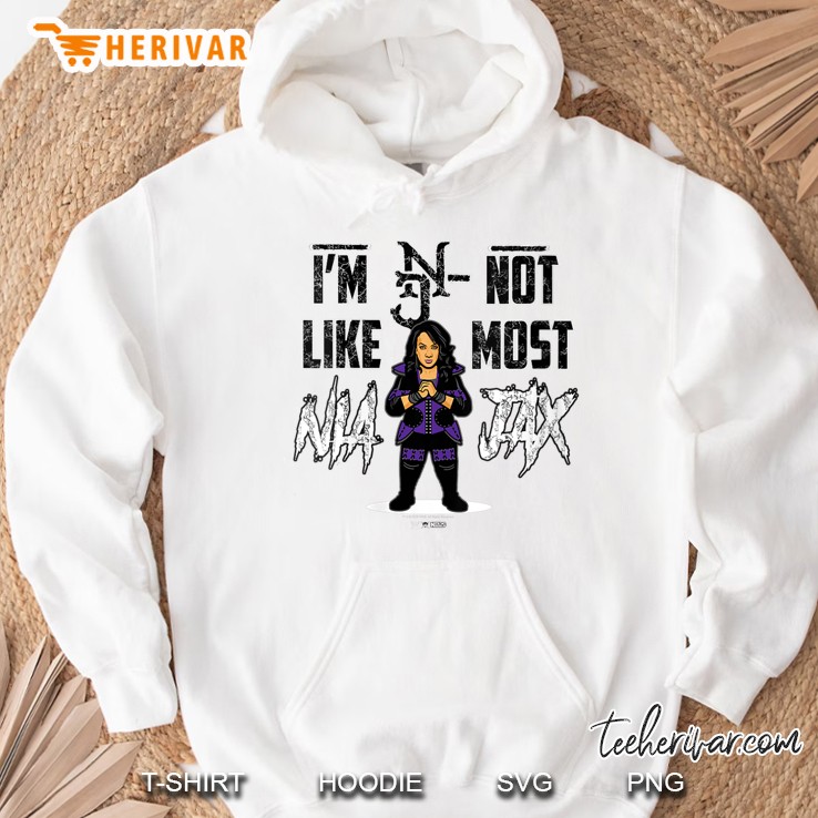 Womens Nerds Clothing Nia Jax Not Like Most V-Neck Hoodie