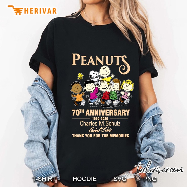 Peanuts 70th Anniversary 1950-2020 Charles M.Schulz Hoodie