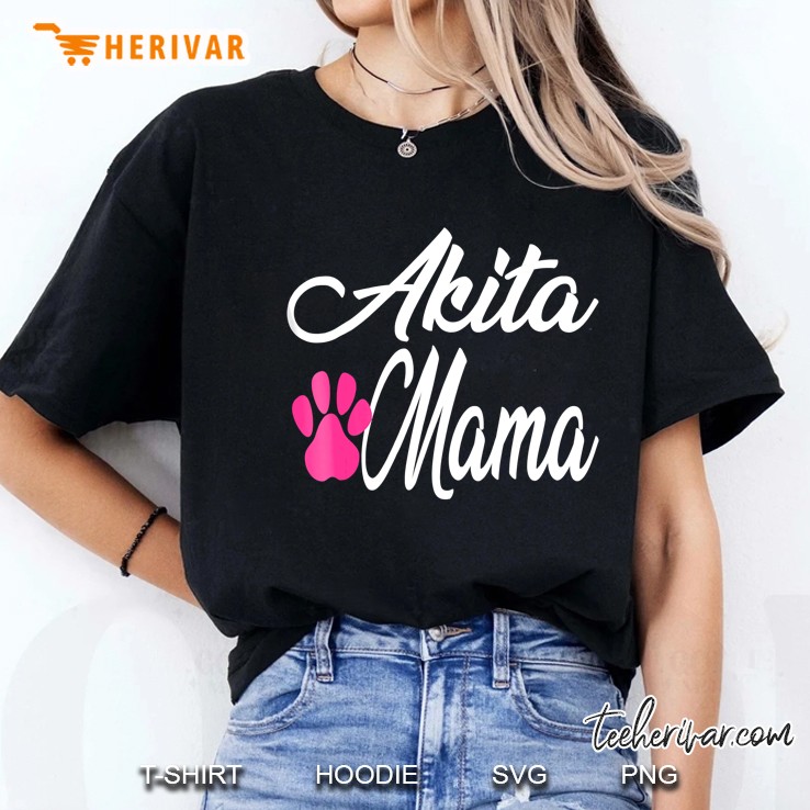 Akita Dog Mom Gift Women Wife Girlfriend Hoodie